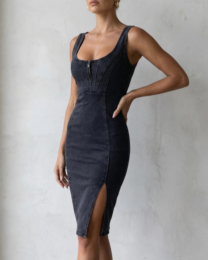 Alba | Robe en Denim